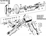 Bosch 0 607 350 188 ---- Pneumatic Vertical Grinde Spare Parts